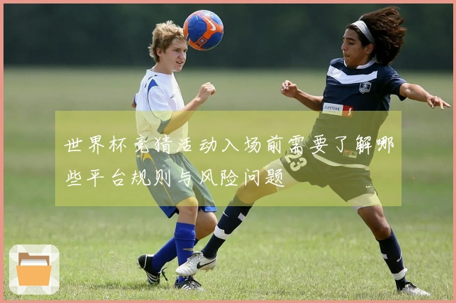 世界杯竞猜活动入场前需要了解哪些平台规则与风险问题