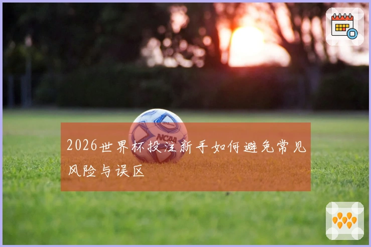 2026世界杯投注新手如何避免常见风险与误区
