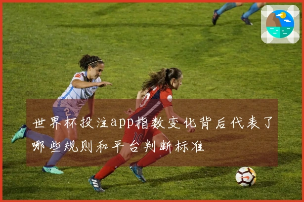 世界杯投注app指数变化背后代表了哪些规则和平台判断标准